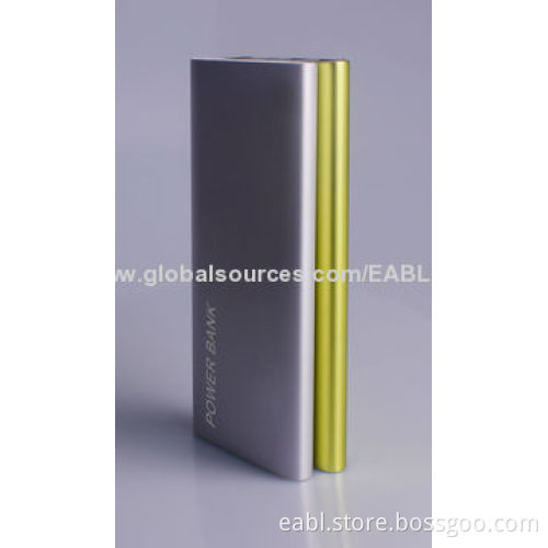 Power Supply, New Design 3,000mAh, for Mobile Phone with 12,000mAh Capacity, Aluminum Alloy